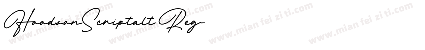 HoodsonScriptalt Reg字体转换